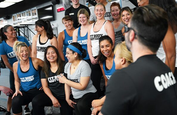Fit Body Boot Camp group picture of team
